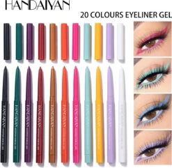 HANDAIYAN Sneldrogend Waterdicht En Niet Gemakkelijk Uit Te Vegen Kleur Eyeliner 20 Kleuren 10 HANDAIYAN Sneldrogend Waterdicht En Niet Gemakkelijk Uit Te Vegen Kleur Eyeliner 20 Kleuren -Cosmetische Kortingen Winkel 1200x1173 37