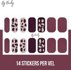 Nagel Wrap - Cowly Red | 14 Stickers Per Vel | Nail Wrap | Nail Art | Trendy | Design | Nagellakvrij | Eenvoudig | Nagel Art | Nagel Wrap | Nagel Stickers | Folie | Zelfklevend | Sjablonen -Cosmetische Kortingen Winkel 1200x1173 46