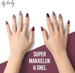 Nagel Wrap - Cowly Red | 14 Stickers Per Vel | Nail Wrap | Nail Art | Trendy | Design | Nagellakvrij | Eenvoudig | Nagel Art | Nagel Wrap | Nagel Stickers | Folie | Zelfklevend | Sjablonen -Cosmetische Kortingen Winkel 1200x1173 49