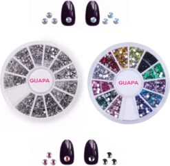 GUAPÀ® Nail Art Nagel Decoratie Steentjes & Diamantjes Inclusief Nail Art Nagellijm 3 Ml -Cosmetische Kortingen Winkel 1200x1174 14