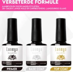 Luneya Gellak - Starterspakket - Primer - Base Coat - Top Coat - LED Lamp Gel Nagellak 9 Luneya Gellak - Starterspakket - Primer - Base Coat - Top Coat - LED Lamp Gel Nagellak -Cosmetische Kortingen Winkel 1200x1175 11