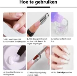 Professionele Acryl Nagels Starterpakket - Kunstnagels - Dipping Powder - Nail Art - Crystal Poeder - Gellak Starterspakket -Cosmetische Kortingen Winkel 1200x1175 12