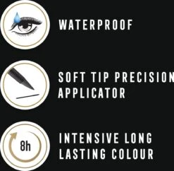 Max Factor Colour Xpert Waterproof - 01 Deep Black - Zwart - Eyeliner -Cosmetische Kortingen Winkel 1200x1175 6