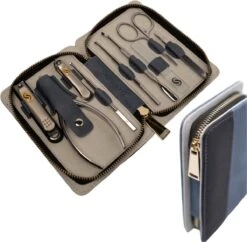 Skeraxo 8-delige Luxe Verschillende Tools - Professioneel Manicure Set & Pedicureset Met Nagelvijl & Nageltang – Behandeling Nagels En Huid