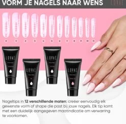 Lovae Cosmetics Polygel - Polygel Kit - Nagels Starterspakket - Nageltips - Builder Gel - Set Van 4 Kleuren - 4 X 30 Gr 21 Lovae Cosmetics Polygel - Polygel Kit - Nagels Starterspakket - Nageltips - Builder Gel - Set Van 4 Kleuren - 4 X 30 Gr -Cosmetische Kortingen Winkel 1200x1178 15