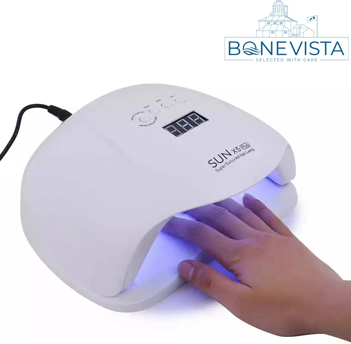 Sun 5 48W Wit Nageldroger Met UV LED Lamp Nagels - Gellak/Gelnagels/Gel Nagellak Droger - Nagellamp / Nagel Lamp 4 Sun 5 48W Wit Nageldroger Met UV LED Lamp Nagels - Gellak/Gelnagels/Gel Nagellak Droger - Nagellamp / Nagel Lamp - Afbeelding 2