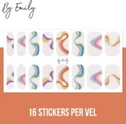 By Emily - Nagel Wrap - The Magic Belongs To Color | 16 Stickers | Nail Wrap | Nail Art | Trendy | Design | Nagellakvrij | Eenvoudig | Nagel Wrap | Nagel Stickers | Folie | Zelfklevend | Sjablonen -Cosmetische Kortingen Winkel 1200x1180 21