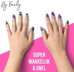 By Emily - Nagel Wrap - | The Artist | 16 Stickers | Nail Wrap | Nail Art | Trendy | Design | Nagellakvrij | Eenvoudig | Nagel Wrap | Nagel Stickers | Folie | Zelfklevend | Sjablonen -Cosmetische Kortingen Winkel 1200x1180 30