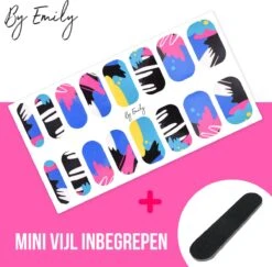 By Emily - Nagel Wrap - | The Artist | 16 Stickers | Nail Wrap | Nail Art | Trendy | Design | Nagellakvrij | Eenvoudig | Nagel Wrap | Nagel Stickers | Folie | Zelfklevend | Sjablonen -Cosmetische Kortingen Winkel 1200x1180 31