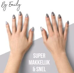 By Emily - Nagel Wrap - White Marble | 16 Stickers | Nail Wrap | Nail Art | Trendy | Design | Nagellakvrij | Eenvoudig | Nagel Wrap | Nagel Stickers | Folie | Zelfklevend | Sjablonen -Cosmetische Kortingen Winkel 1200x1180 34