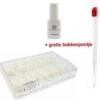 Merkloos Professionele Naturel Kunstnagel / Acryl Nagels Set + Nagellijm 5ml + Bokkenpootje - 500 Stuks Tips - Starter Kit Nails -Cosmetische Kortingen Winkel 1200x1182 20
