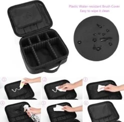 Cosmetica Koffer - Make-up Koffer Met Verstelbare Vakken - Visagie En Nagelstyliste Beauty Koffer - 26x23x9CM 37 Cosmetica Koffer - Make-up Koffer Met Verstelbare Vakken - Visagie En Nagelstyliste Beauty Koffer - 26x23x9CM -Cosmetische Kortingen Winkel 1200x1182 30