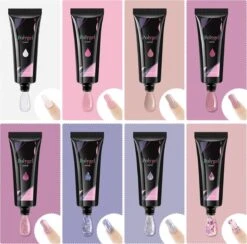 Merkloos Nagels Set - 8 Kleuren - Nagels Starter Set - Met Toplaag, Basislaag, Slipoplossing, Nagelverlengingsgel, Gel Builder - Voor DIY Voor Beginners - Beste Cadeau -Cosmetische Kortingen Winkel 1200x1184 26