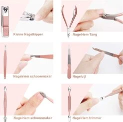 Merkloos Professionele Manicure Set & Pedicureset – Nagelset – Behandeling Nagels En Huid - 18delig -Cosmetische Kortingen Winkel 1200x1184 30