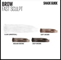 Maybelline Brow Fast Sculpt - 10 Clear - Wenkbrauwgel -Cosmetische Kortingen Winkel 1200x1185 12
