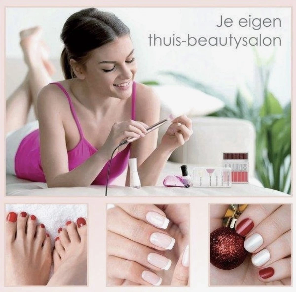 Zigla – Elektrische Nagelvijl - Nagelfrees- Manicure En Pedicure Set - 6 Schuurrolletjes - 11 Opzetstukken - Rosé/Goud - Vernieuwd 5 Zigla – Elektrische Nagelvijl - Nagelfrees- Manicure En Pedicure Set - 6 Schuurrolletjes - 11 Opzetstukken - Rosé/Goud - Vernieuwd - Afbeelding 3