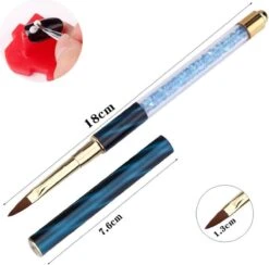 Nail Art Penselen - 8-delig - Penselen - Nail Art Brushes - Nail Art Kwasten - Nail Art - Nail Art Tools - Nail Art Set - Nail Art Kwast - Penselenset - Penselen Set - Penselen Nagels - Nail Art - Nail Art Kit - Nail Art Penseel -Cosmetische Kortingen Winkel 1200x1186 14