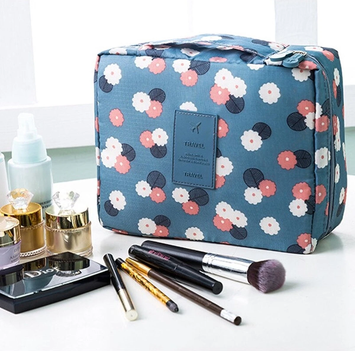 Merkloos Reis Toilet Bag Make Up Organizer - Toillettas - Cosmetica Etui - Travel Organizer - Reisartikelen - Reizen Accessoires 7 Merkloos Reis Toilet Bag Make Up Organizer - Toillettas - Cosmetica Etui - Travel Organizer - Reisartikelen - Reizen Accessoires - Afbeelding 5