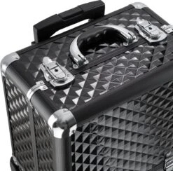 Dreamble Make-up Koffer - Make-up Trolley - Zwart - Rijdbaar - Met Wieltjes - Compact - 8 Vakken - Met Slot - 2 Sleutels 12 Dreamble Make-up Koffer - Make-up Trolley - Zwart - Rijdbaar - Met Wieltjes - Compact - 8 Vakken - Met Slot - 2 Sleutels -Cosmetische Kortingen Winkel 1200x1186 19