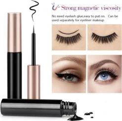 Yermin Beauty Magnetische Wimpers Set - Inclusief Wimperzetter En 2 Flesjes Waterproof Eyeliner - Wimperhouder Met Spiegel - 8+2 Paar Extra -Cosmetische Kortingen Winkel 1200x1189 14