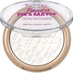 Rimmel London Insta Fix & Matte Make-uppoeder - 01 Clear -Cosmetische Kortingen Winkel 1200x1189 2