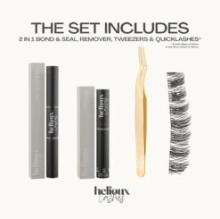 Helioux® - Quicklashes Nepwimpers - DIY Wimpersextensions Voor Thuis - 12mm - Blijven 5+ Dagen Zitten - Complete Set Incl. Wimpers, Lijm, Remover, Pincet - Herbruikbaar - Falscara -Cosmetische Kortingen Winkel 1200x1191 18