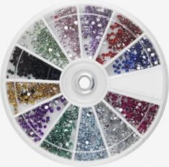 Merkloos Rhinestone Steentjes - Nail Art Diverse Kleuren - Diamantjes