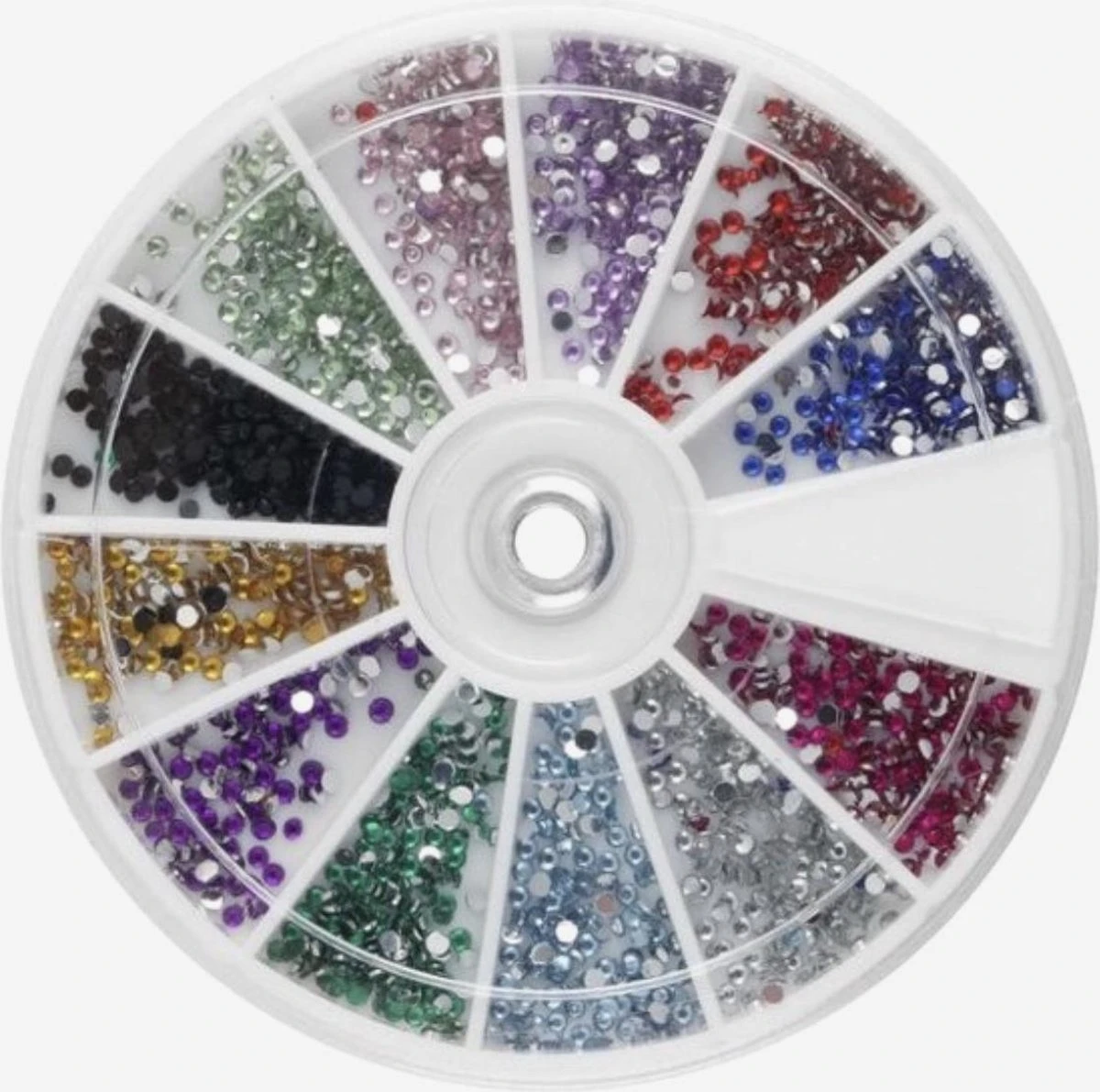 Merkloos Rhinestone Steentjes - Nail Art Diverse Kleuren - Diamantjes 3 Merkloos Rhinestone Steentjes - Nail Art Diverse Kleuren - Diamantjes