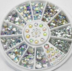 Doosje Rhinestone / Strass Nagel Steentjes - 5 Verschillende Maten Nail Art Diverse Kleuren / Strass Nagel Steentjes / Nagel Diamantjes / Nail Art 9 Doosje Rhinestone / Strass Nagel Steentjes - 5 Verschillende Maten Nail Art Diverse Kleuren / Strass Nagel Steentjes / Nagel Diamantjes / Nail Art -Cosmetische Kortingen Winkel 1200x1191 31