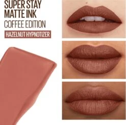 Maybelline SuperStay Matte Ink Lipstick - 260 Hazelnut Hypnotizer - Nude Lippenstift - 5 Ml -Cosmetische Kortingen Winkel 1200x1192 10