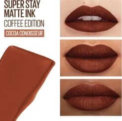 Maybelline SuperStay Matte Ink Lipstick Coffee Collection Limited Edition - 270 Cocoa Connoisseur - Bruine Lippenstift - 5 Ml 22 Maybelline SuperStay Matte Ink Lipstick Coffee Collection Limited Edition - 270 Cocoa Connoisseur - Bruine Lippenstift - 5 Ml -Cosmetische Kortingen Winkel 1200x1192 11