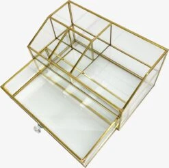 Make Up Organizer Stella | Goud| Cosmetica Organizer|sieraden Organizer | Make Up Organizer | Beautybox | Vitrine Boxje | Glazen Box |Makeup Organizer |Beauty Organizer | Makeupbox |Organizer | Storage Box |Make-uporganizer| Opbergdoos | Sieradendoos -Cosmetische Kortingen Winkel 1200x1193 23