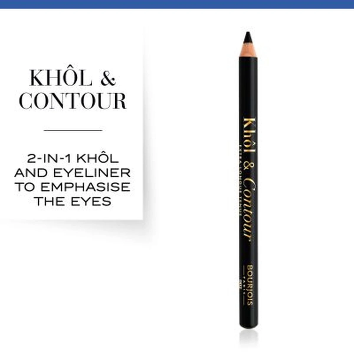 Bourjois Khol & Contour Extra Long Wear Oogpotlood - 002 Ultra Black 11 Bourjois Khol & Contour Extra Long Wear Oogpotlood - 002 Ultra Black - Afbeelding 9