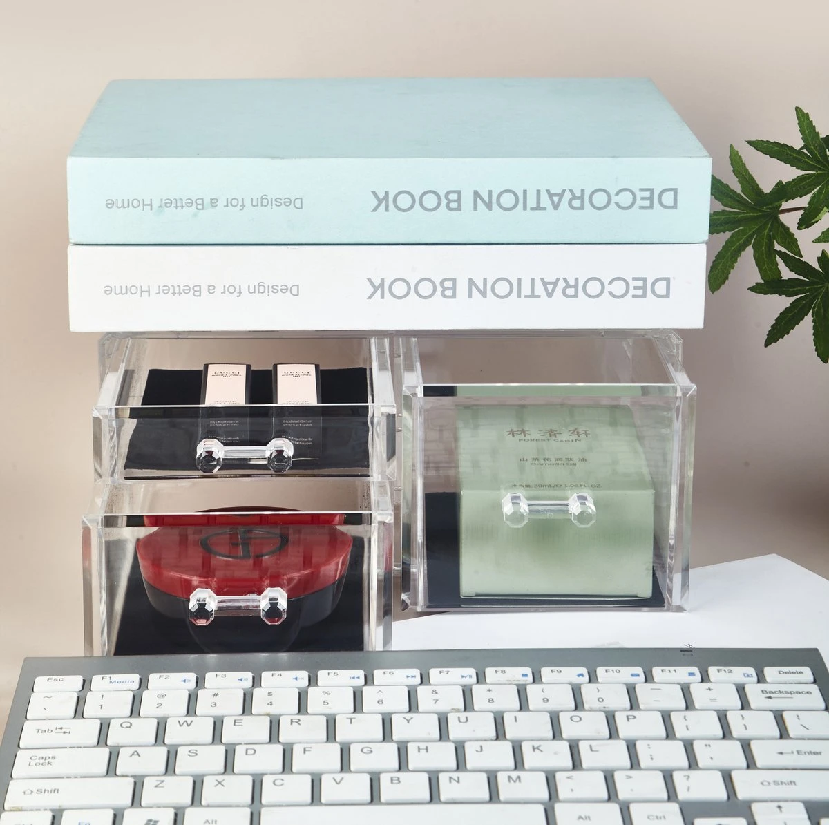 Wowup Makeup Organizer | Cosmetica Houder | Makeup Doos | Transparant | Tweedelig | Sieradendoos | Nagellak Opberger | Makeup Opberger | Lippenstift Opberger | Lippenstift Organizer 5 Wowup Makeup Organizer | Cosmetica Houder | Makeup Doos | Transparant | Tweedelig | Sieradendoos | Nagellak Opberger | Makeup Opberger | Lippenstift Opberger | Lippenstift Organizer - Afbeelding 3