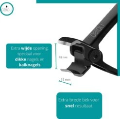Obioli ™ Nagelknipper Set - Luxe Cadeau Doos Voor Mannen En Vrouwen - Nageltang - Nagelschaar - Kalknagels - Teennagel - Met Nagelvijl - Zwart - Groot - Gift Box -Cosmetische Kortingen Winkel 1200x1195 40