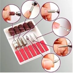 Merkloos Elektrische Nagelvijl Manicure Pedicure Tool Machine 6 Bits, Professionele Nagelfrees Machine Set; Mercedes2000 - Multistrobe -Cosmetische Kortingen Winkel 1200x1195 44
