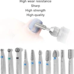 Elektrische Nagelvijl/ Nagelfrees - Inclusief 6 Vijlen - Nagelfrees Machine Voor Slijpen / Snijden / Polijsten - Manicure / Pedicure Nagel Vijlmachine - Verzorging Voor Nagels / Handen / Voeten -Cosmetische Kortingen Winkel 1200x1196 24