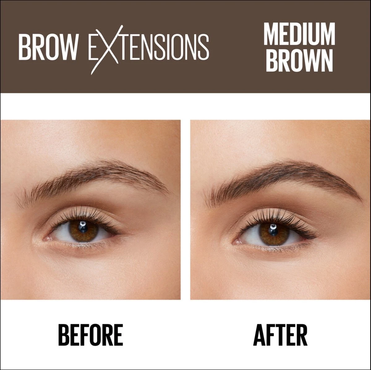 Maybelline Brow Extensions - 04 Medium Brown - Bruin Wenkbrauwpotlood - 10,5 Gr. 5 Maybelline Brow Extensions - 04 Medium Brown - Bruin Wenkbrauwpotlood - 10,5 Gr. - Afbeelding 3