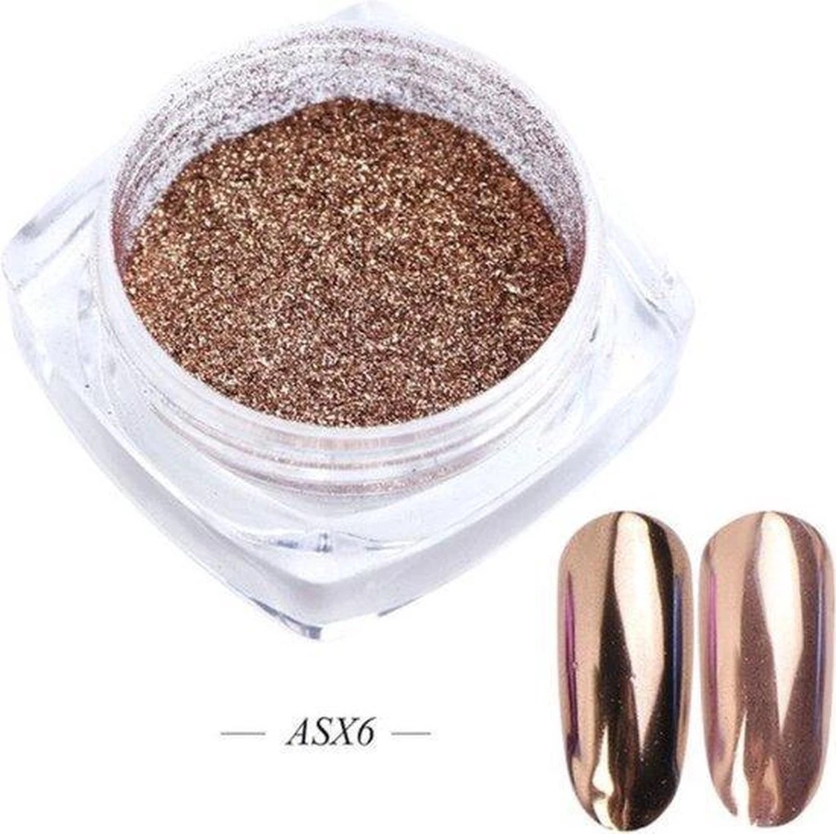 GUAPÀ - Nail Art Penselen Spons Set Met Holografische Glitter Poeder Set Voor Het Maken Van Prachtige Nail Art Effecten Op Je Nagels - 6 Delige Nail Art Set 10 GUAPÀ - Nail Art Penselen Spons Set Met Holografische Glitter Poeder Set Voor Het Maken Van Prachtige Nail Art Effecten Op Je Nagels - 6 Delige Nail Art Set - Afbeelding 8