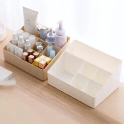 Merkloos Make-Up Organizers - Opbergdoos - Cosmetica - Beige - Sieraden - Nagelak - Make Up Organizer - Make Up Organizers -Cosmetische Kortingen Winkel 1200x1197 84