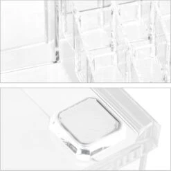 Relaxdays Make-up Organizer Klein - Stapelbaar - Sieradendoosje - Cosmetica - Opbergbox - Doorzichtig 34 Relaxdays Make-up Organizer Klein - Stapelbaar - Sieradendoosje - Cosmetica - Opbergbox - Doorzichtig -Cosmetische Kortingen Winkel 1200x1198 100