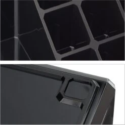 Relaxdays Make-up Organizer - Sieradendoosje - Cosmetica - Zwart -Cosmetische Kortingen Winkel 1200x1198 103