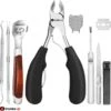 Thumbs Up 7-Delige Nagel Set - Ingegroeide Teennagel - Nageltang - Teennagelknipper - Nagelknipper Set - Zwart -Cosmetische Kortingen Winkel 1200x1198 76