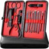 In Round Nagelset 16-delig Met Etui – Manicure Set – Pedicure Set - Staal – Zwart / Rood – Nagelsetje – Nagel Knipper – Nagelknipper – Manicureset – Nagelschaar – Pedicureset – Nagelverzorging – Nageltang – Nail Clipper 2 In Round Nagelset 16-delig Met Etui – Manicure Set – Pedicure Set - Staal – Zwart / Rood – Nagelsetje – Nagel Knipper – Nagelknipper – Manicureset – Nagelschaar – Pedicureset – Nagelverzorging – Nageltang – Nail Clipper -Cosmetische Kortingen Winkel 1200x1199 22