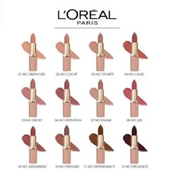 L'Oréal Paris Color Riche Free The Nudes Lippenstift – 07 No Shame – Roze - Nude Matte Lipstick – L'Oréal Lipstick – 3,9 Gr. -Cosmetische Kortingen Winkel 1200x1199 8