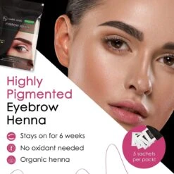Henna Wenkbrauwverf Zwart | Henna Brows |Geschikt Voor Minstens 25 Toepassingen -Cosmetische Kortingen Winkel 1200x1200 1005