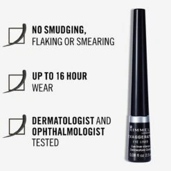 Rimmel London Exaggerate Eyeliner - 01 Black -Cosmetische Kortingen Winkel 1200x1200 1088