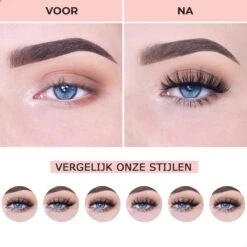 Hoge Korting - VERLUXX© - 'Quality Over Quantity' - 3D Magnetische Wimpers Incl. 1+1 GRATIS Geïoniseerde Waterproof Eyeliner & Pincet, Fake Lashes, Nepwimpers, Magnetic Lashes, Herbruikbare Realistic Wimpers -Cosmetische Kortingen Winkel 1200x1200 1184