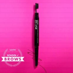 NYX Professional Makeup Fill & Fluff Eyebrow Pomade Pencil - FFEP08 Black - Wenkbrauw Potlood - 0,2 Gr -Cosmetische Kortingen Winkel 1200x1200 1436