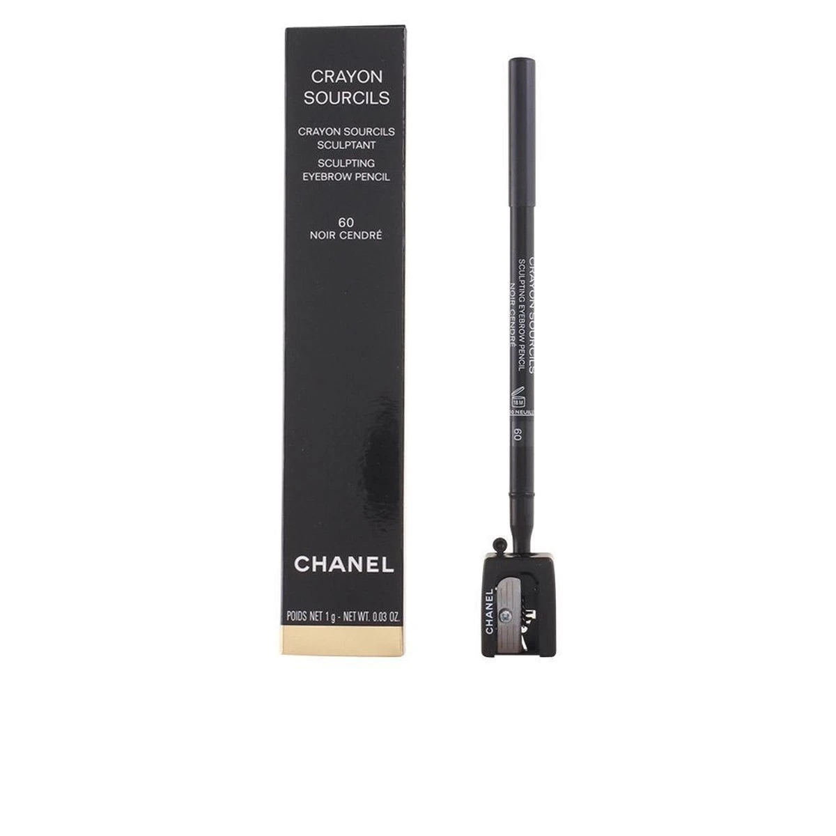 Chanel Crayon Sourcils Wenbrauwpotlood - 66 Noir Cendre - Zwart 11 Chanel Crayon Sourcils Wenbrauwpotlood - 66 Noir Cendre - Zwart - Afbeelding 9